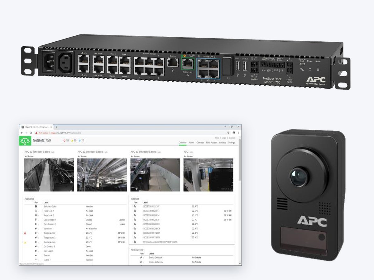 APC NetBotz/EcoStruxure IT 監測(產品示意圖)
